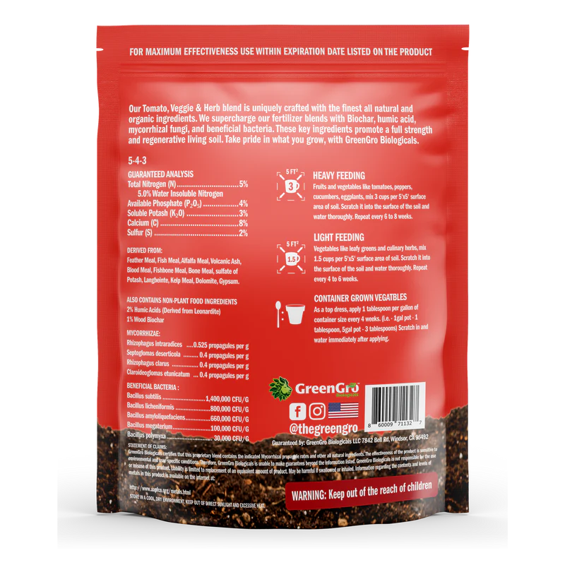 Veggie & Herb 4 Lb Case (10/CS) Main Image