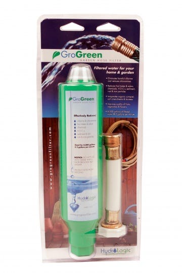 HydroLogic Gro Green Garden Hose Water Filter by HydroLogic