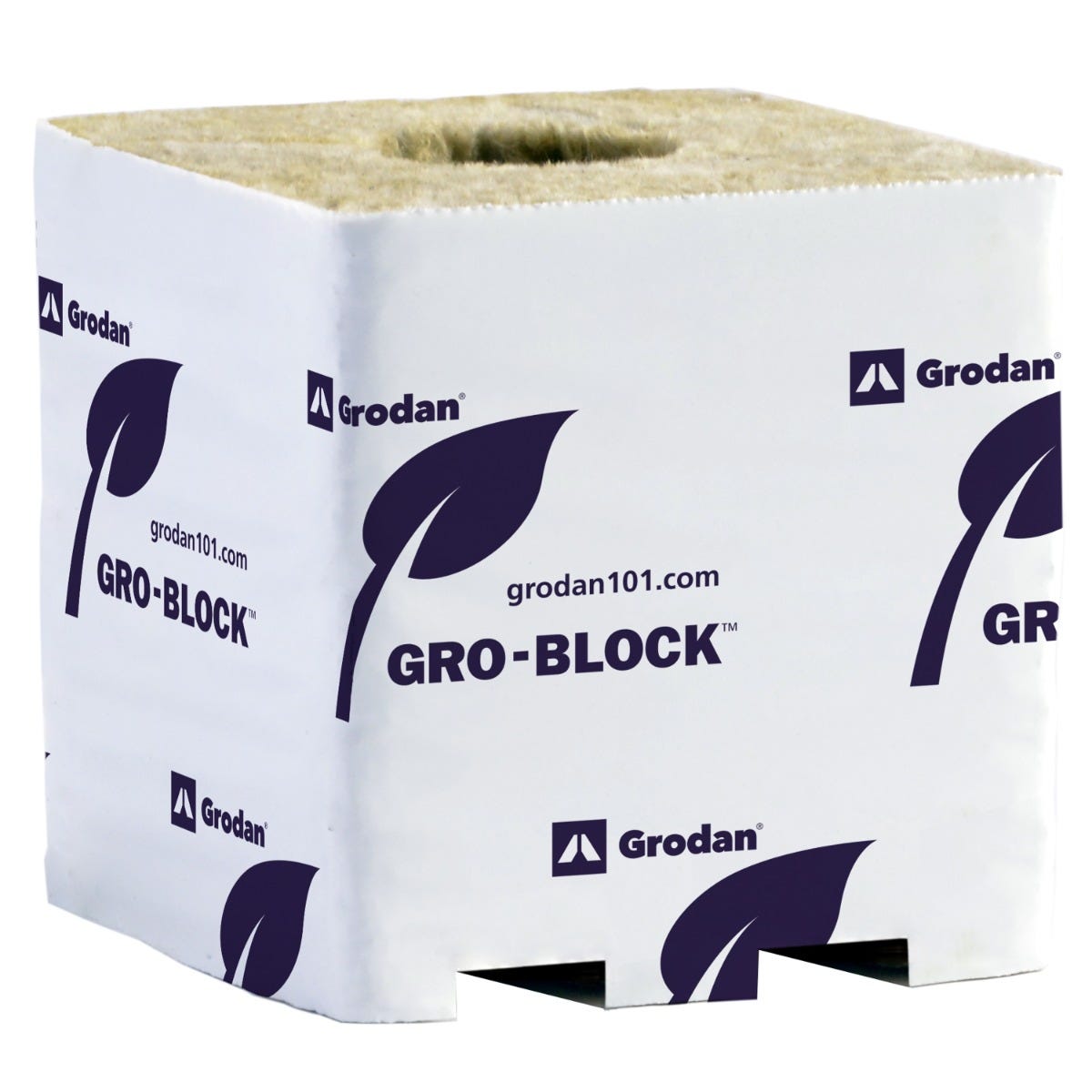 Grodan Gro Block Improved GR4 - 3' W/ Hole (3x3x2.6) (Commercial Case - No Shrinkwrap) Main Image