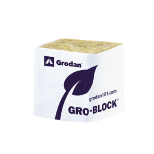 Grodan Stonewool Delta Starter Mini-Blocks -- 2 Inch X 2 Inch X 1.5 Inch 1440 Blocks (Case Of 60 Strip Sets) Main Image
