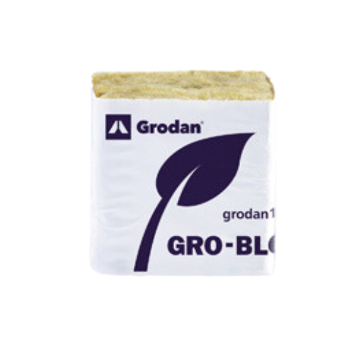 Grodan Stonewool Delta Starter Mini-Blocks -- 2 Inch X 2 Inch X 1.5 Inch 1440 Blocks (Case Of 60 Strip Sets) Main Image