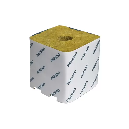 Grodan PAR10 Block 4 x 4 x 4in w/ Hole - Pallet of 1