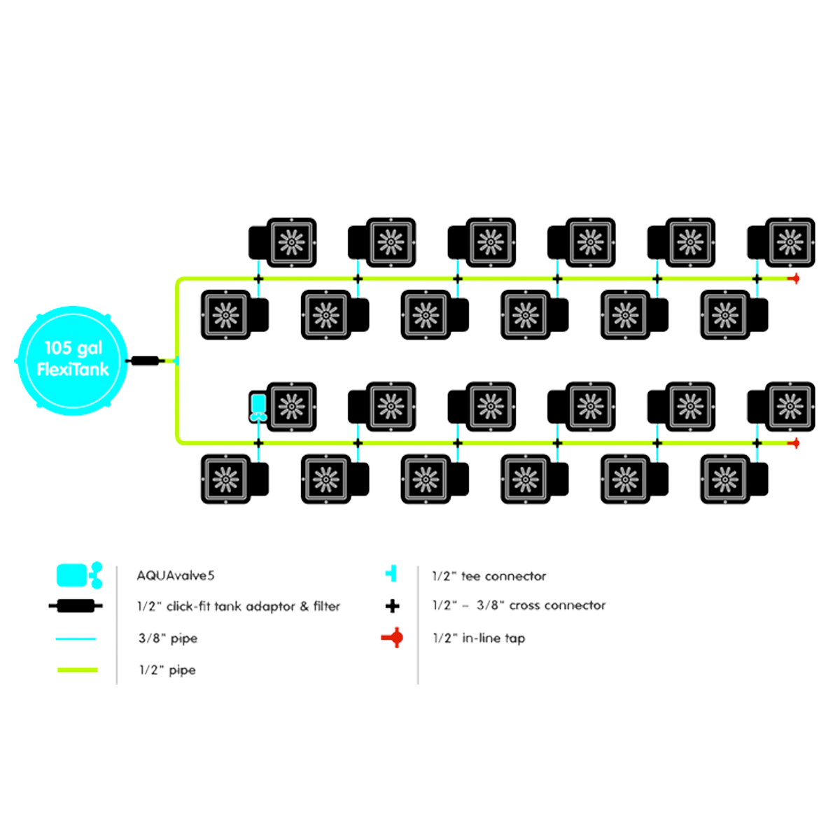 AutoPot - 24Pot System (Pro Flexi-Tank)