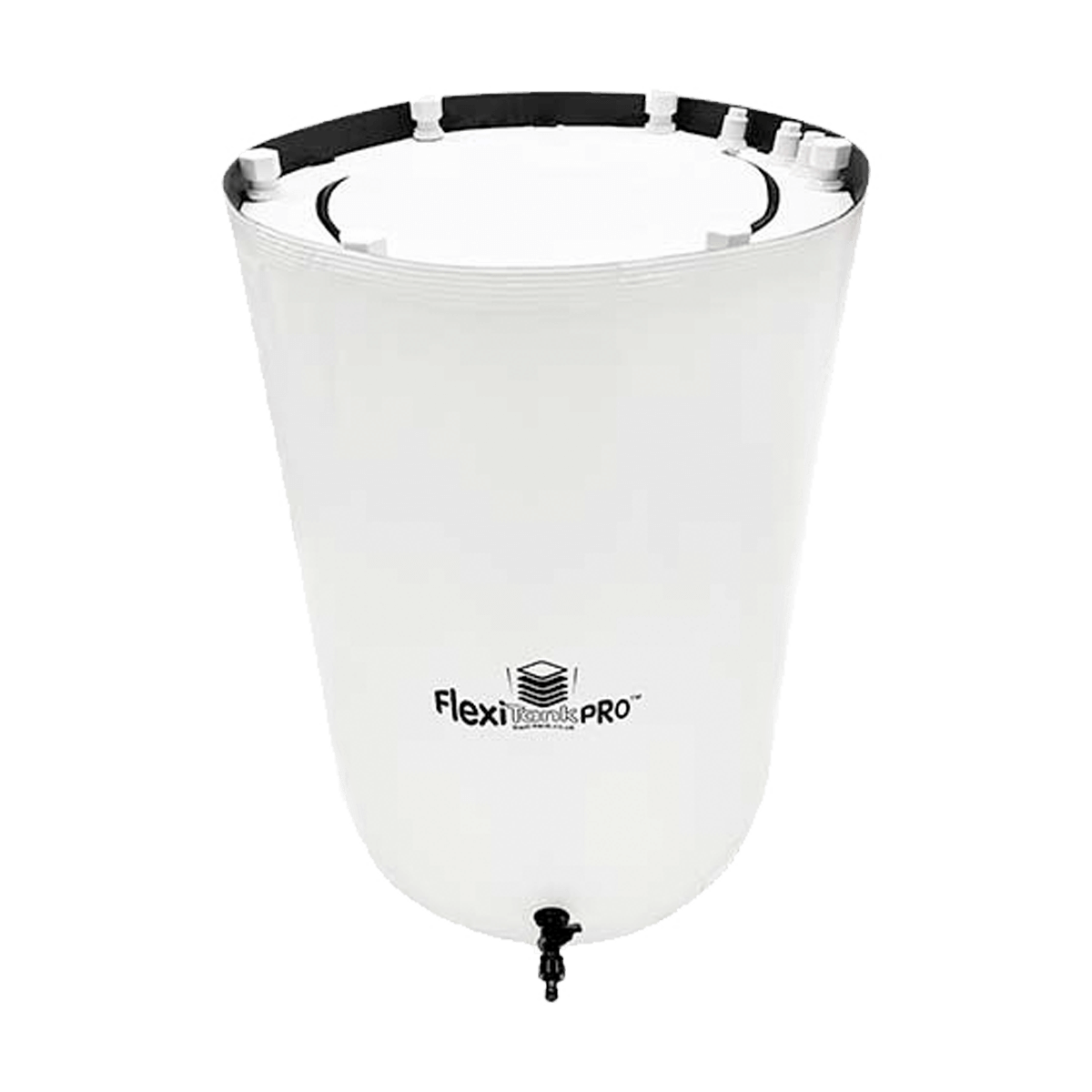 Produktbild von Autopot FlexiTank PRO 400L – Faltbarer Wassertank Mit Reflektierendem Deckel, Anti-Kipp-Design, Inkl. Anschlüsse