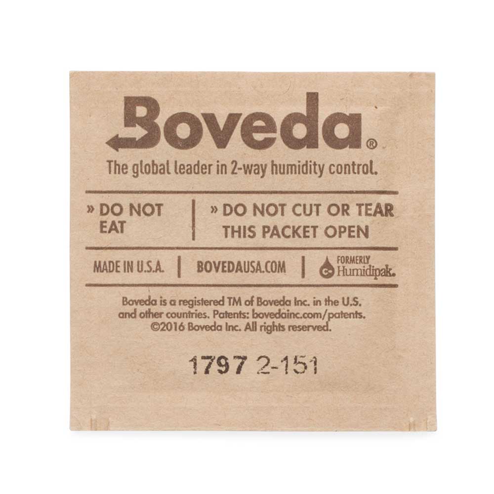 Boveda 58% 1g Square - 1500 Pack