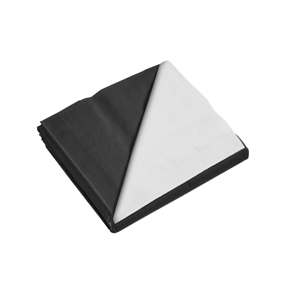 Black + White Woven Blackout Light Deprivation Film 9 Mil