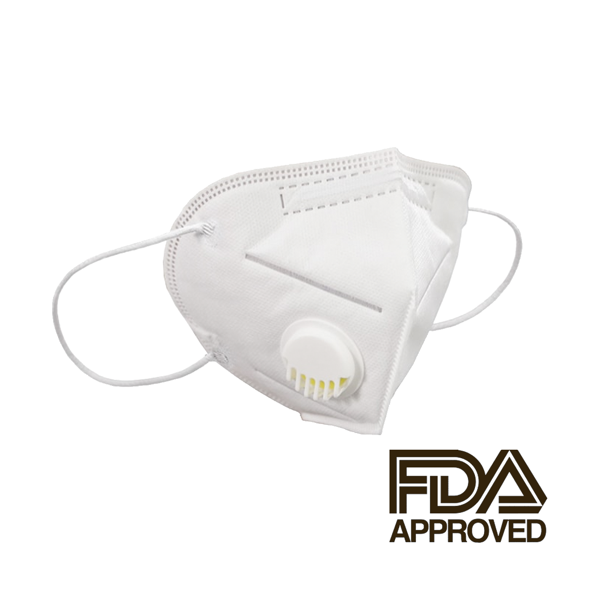 KN95 Valve Face Mask FDA Certified (1-piece)