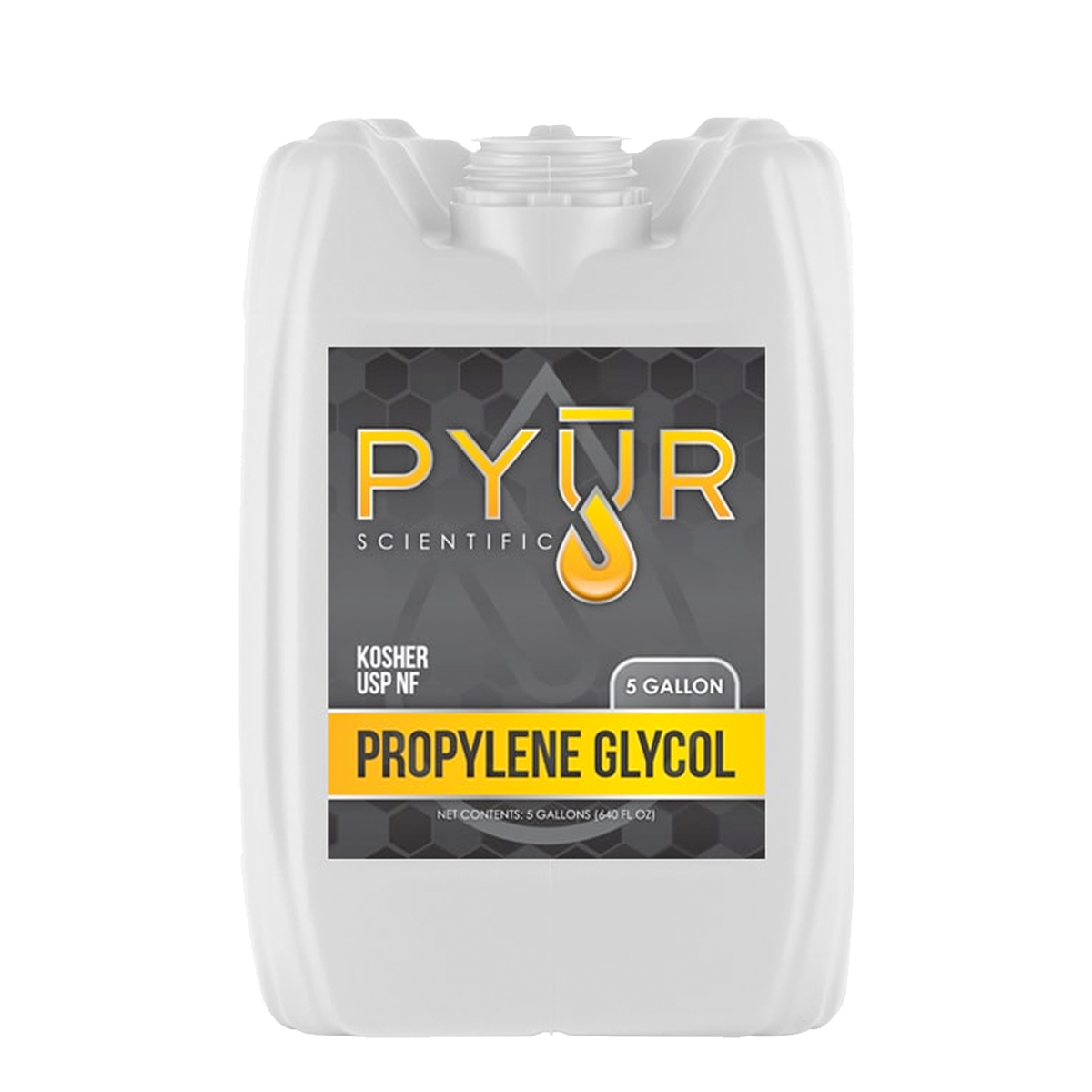 Pyur Scientific Propylene Glycol USP Kosher 5 Gallon