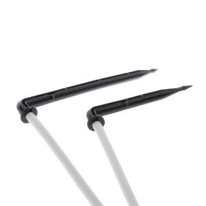 Netafim 4-Way Flat MOD w/Angle Arrow Dripper White 30in/30in/30in/30in - 25 Pack