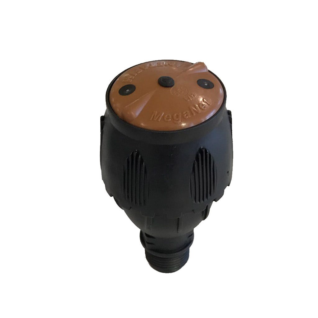 Netafim MegaNet Sprinkler, Brown Nozzle, 24°, Head Only