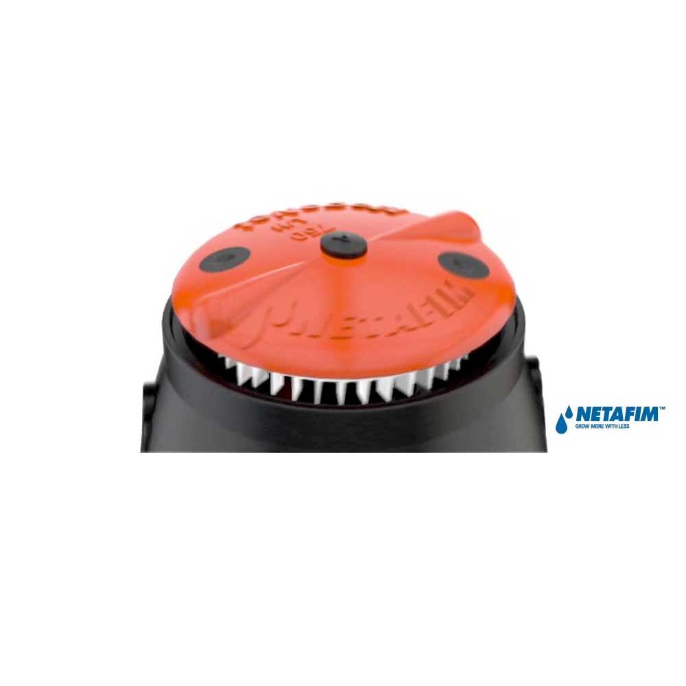 Netafim MegaNet Sprinkler, Orange Nozzle, 15°, Head Only
