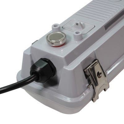 Growlite Soft Green LED Vaportight Work Light/Egress Light - 120V line cord w/plug Power Port