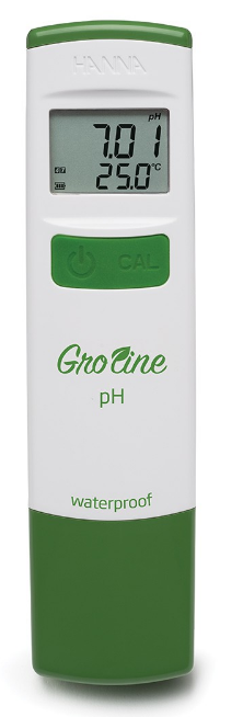Hanna GroLine Waterproof Hydroponic pH Tester