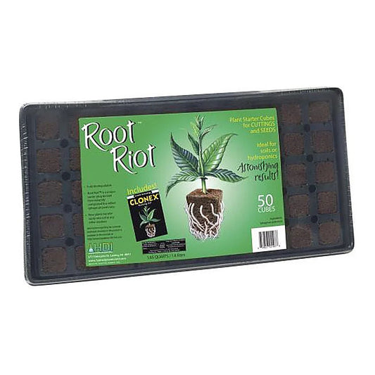 HDI Root Riot 50 Cube Tray - single 50 cube tray in packaging