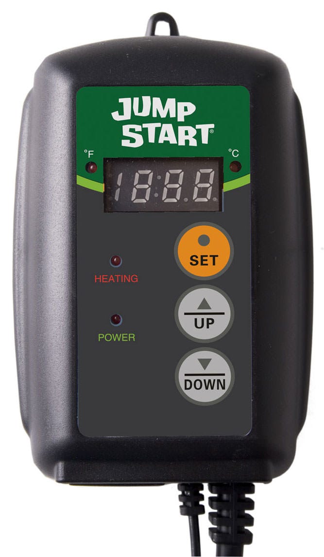 Jump Start Digital Temperature Controller Thermostat for Heat Mat