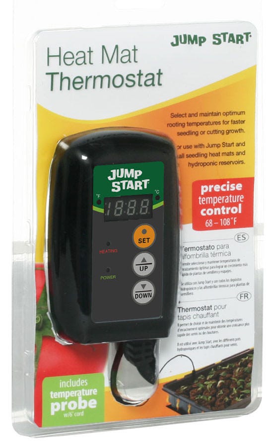 Jump Start Digital Temperature Controller Thermostat for Heat Mat