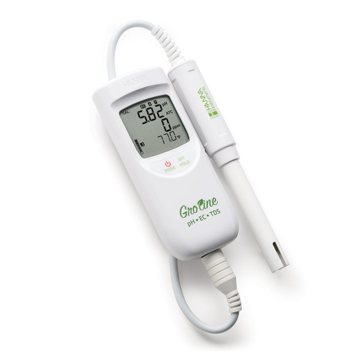 Hanna GroPro Waterproof Portable pH/EC/TDS/Temperature Meter HI9814