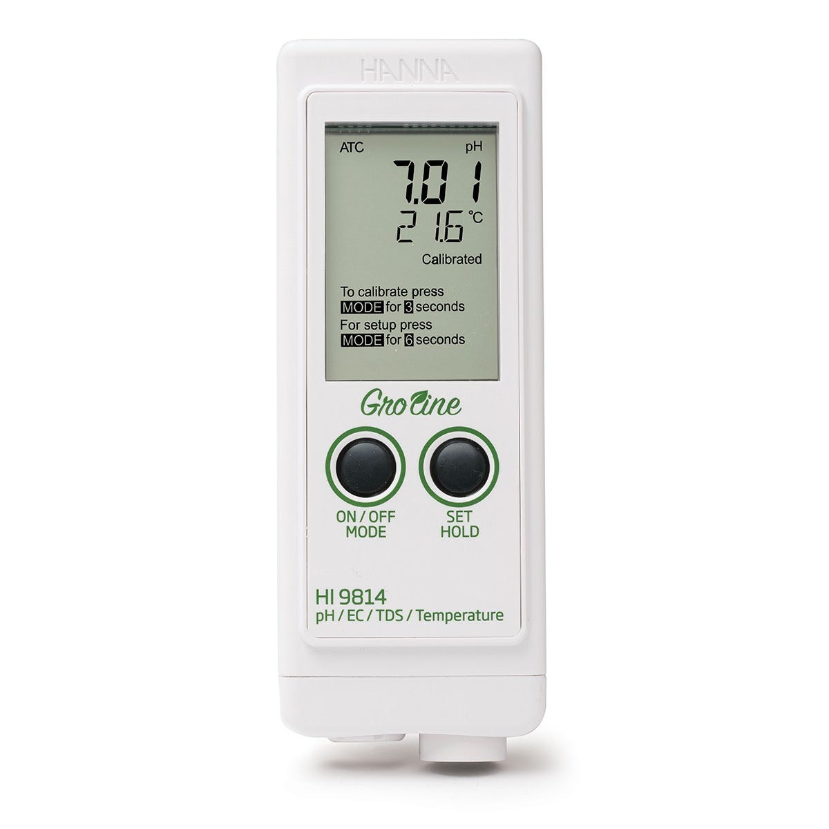 Hanna GroPro Waterproof Portable pH/EC/TDS/Temperature Meter HI9814