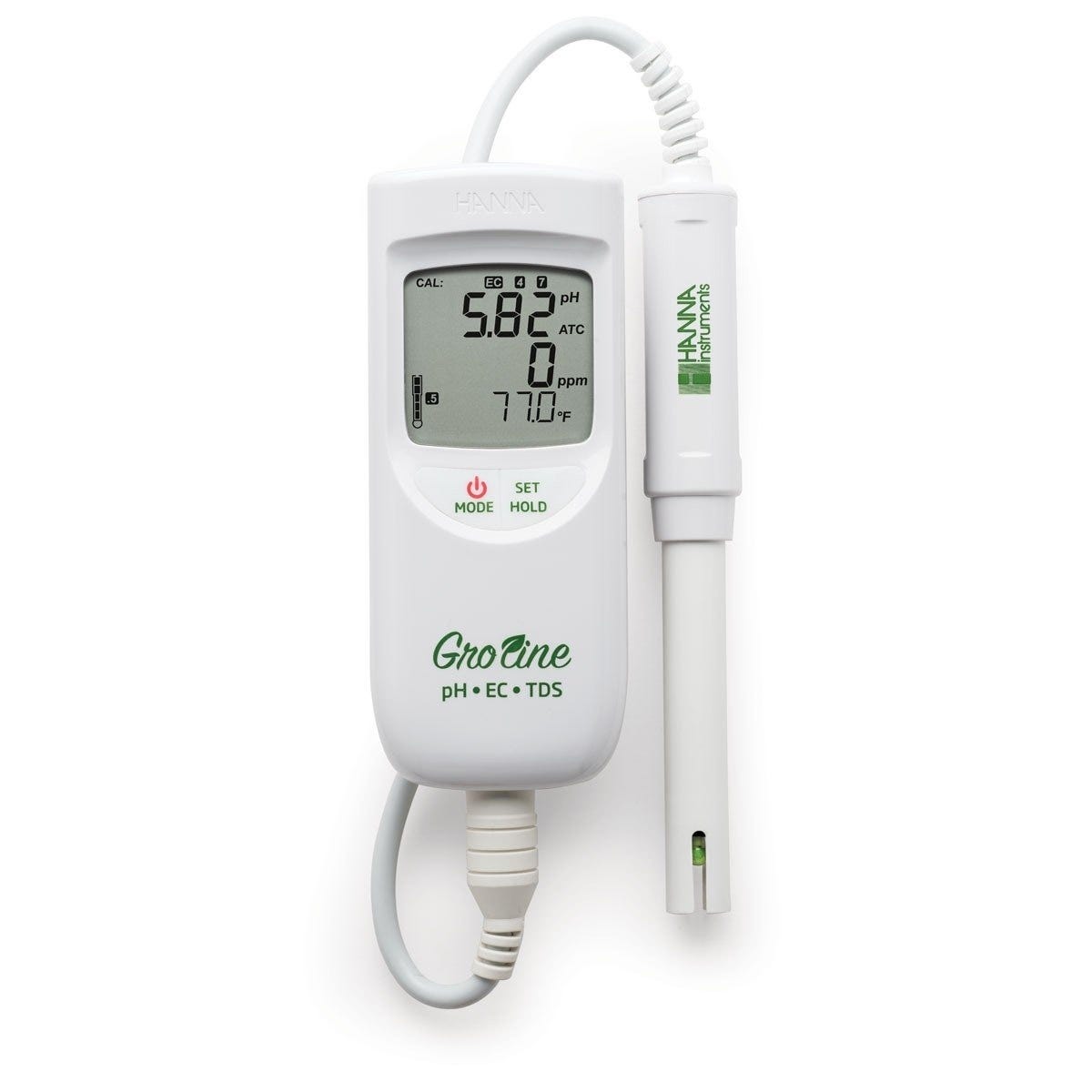 Hanna GroPro Waterproof Portable pH/EC/TDS/Temperature Meter HI9814