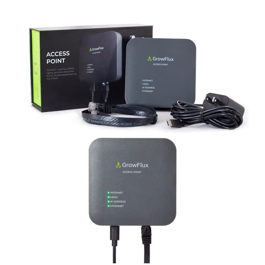 HLG 700 Rspec Far Red - Commercial - with Growflux Controller GrowFlux Access Point