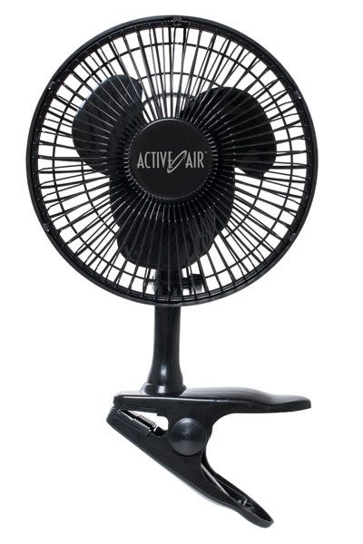 Active Air - 6 inch Clip Fan - Black
