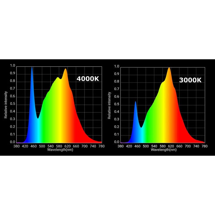 Horticulture Lighting Group 100W - 4K Spectrum Graph