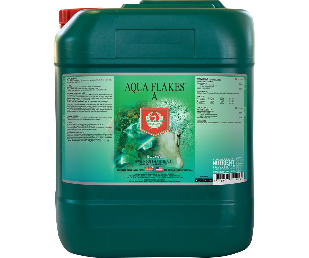 House & Garden Aqua Flakes A - 10L Main Image