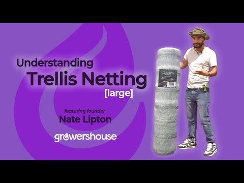 Common Culture Plastic Trellis Netting Bulk Roll 5 ft x 4