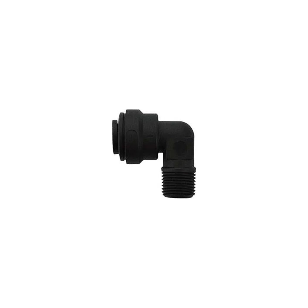 HydroLogic Elbow Connector 1/4 in. x 1/8 in. Quick Connect MNPT - side view