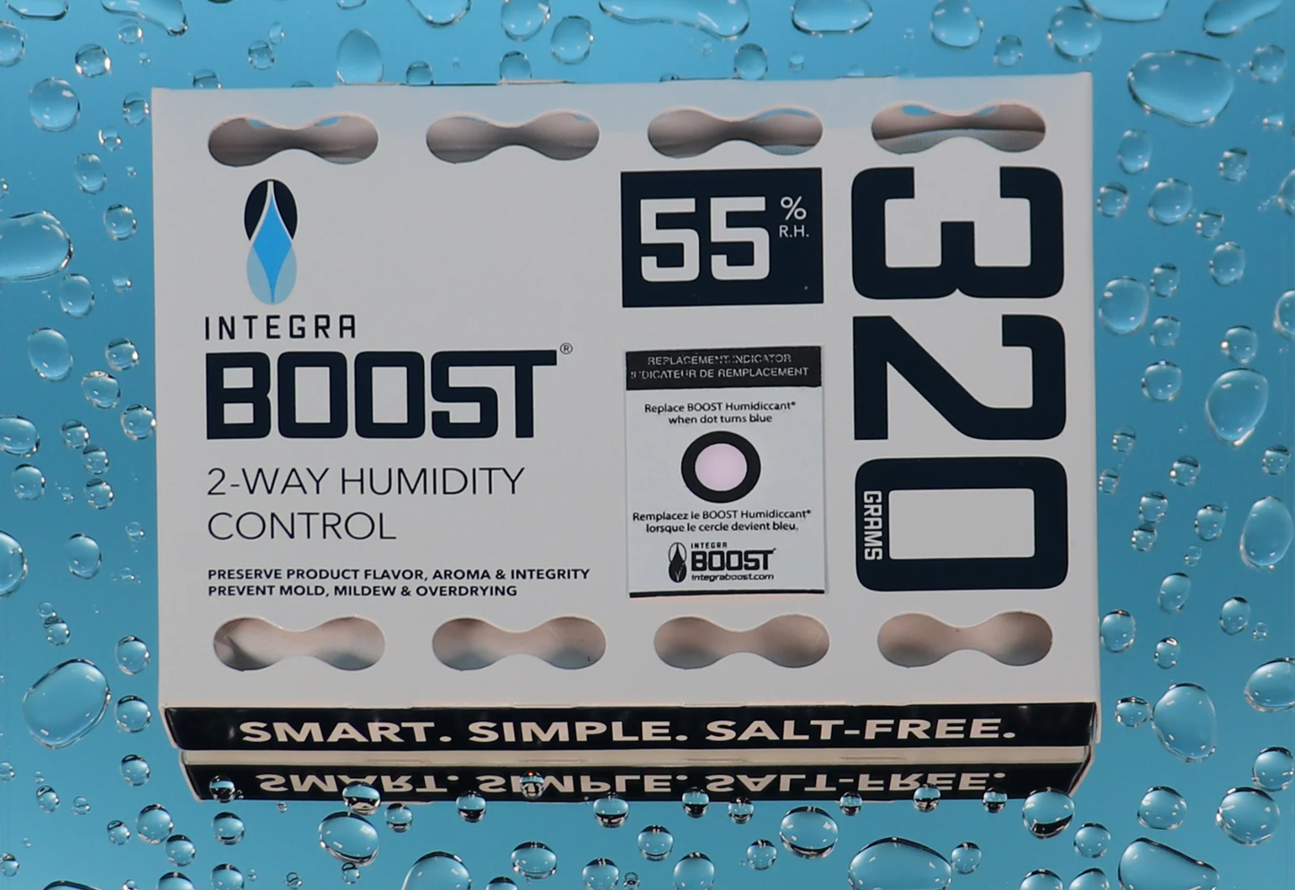 Integra Boost 320g Humidiccant by Desiccare 55% Main Image in Water