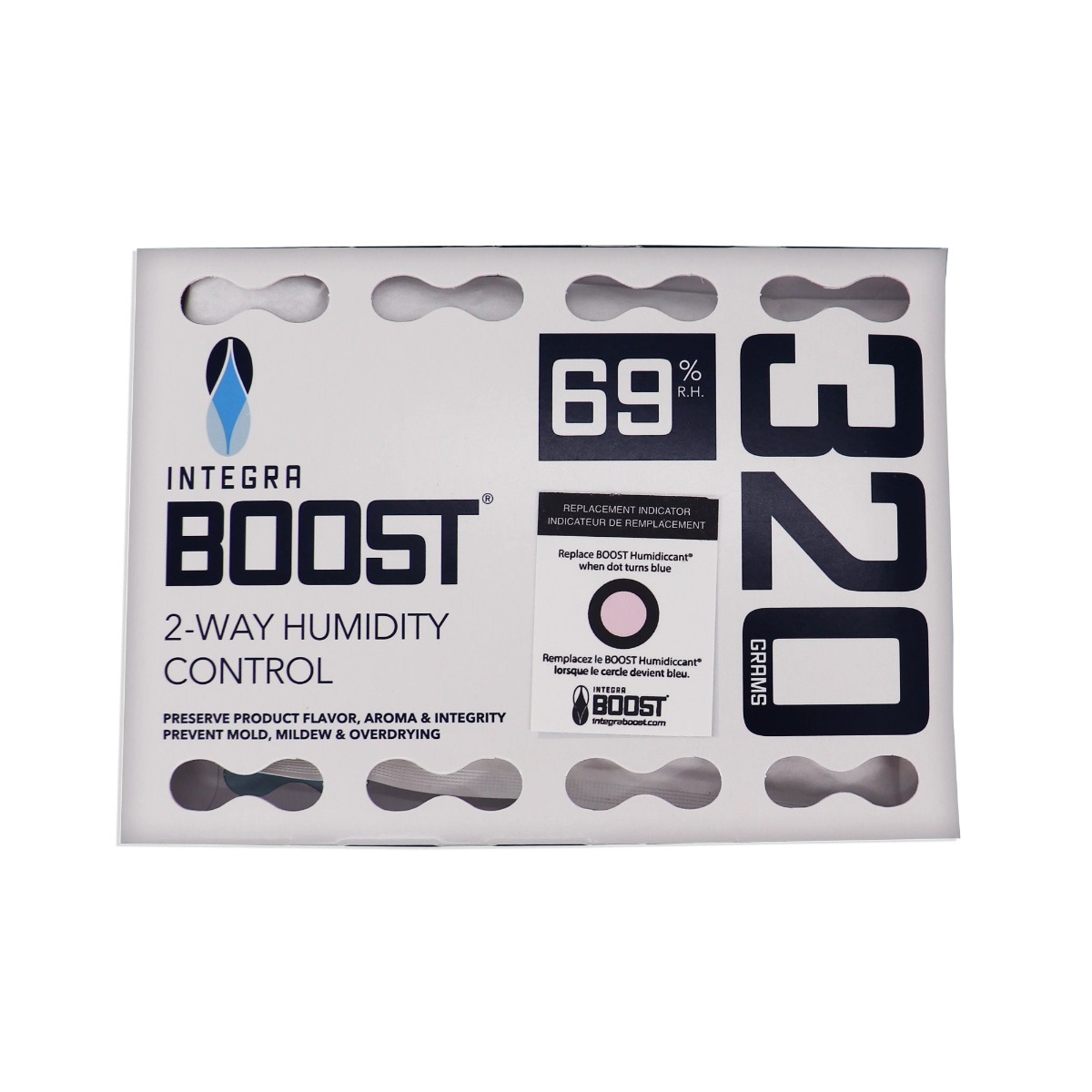 Integra Boost 320g RH 69% Individually Overwrapped-Inl. HIC Card- 5 Pack Retail POP Display Sold As A Master Case Only - 40 Total Qty. Single