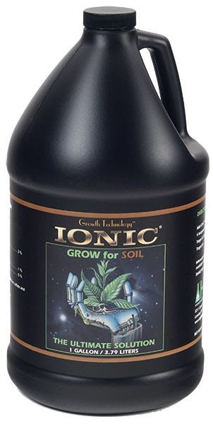 Hydrodynamics Ionic Soil Grow 1 Gallon Size
