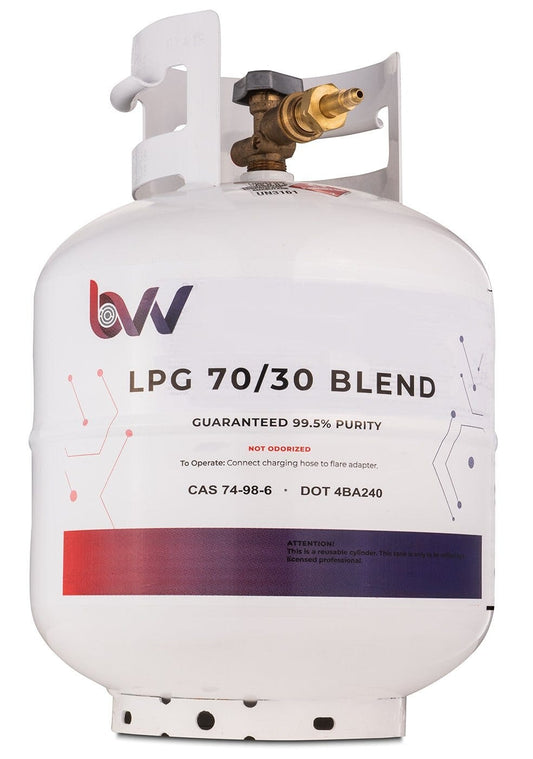 LP-20 | 70/30 | BUTANE-PROPANE BLEND BVV 20LB High Purity USA - 99.5% Guaranteed