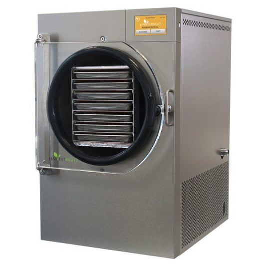 Harvest Right Pharmaceutical Freeze Dryer - Medium - Stainless Steel Side View