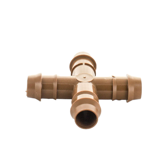 Netafim INSERT CONN CROSS 17MM 25/BAG Laying Down