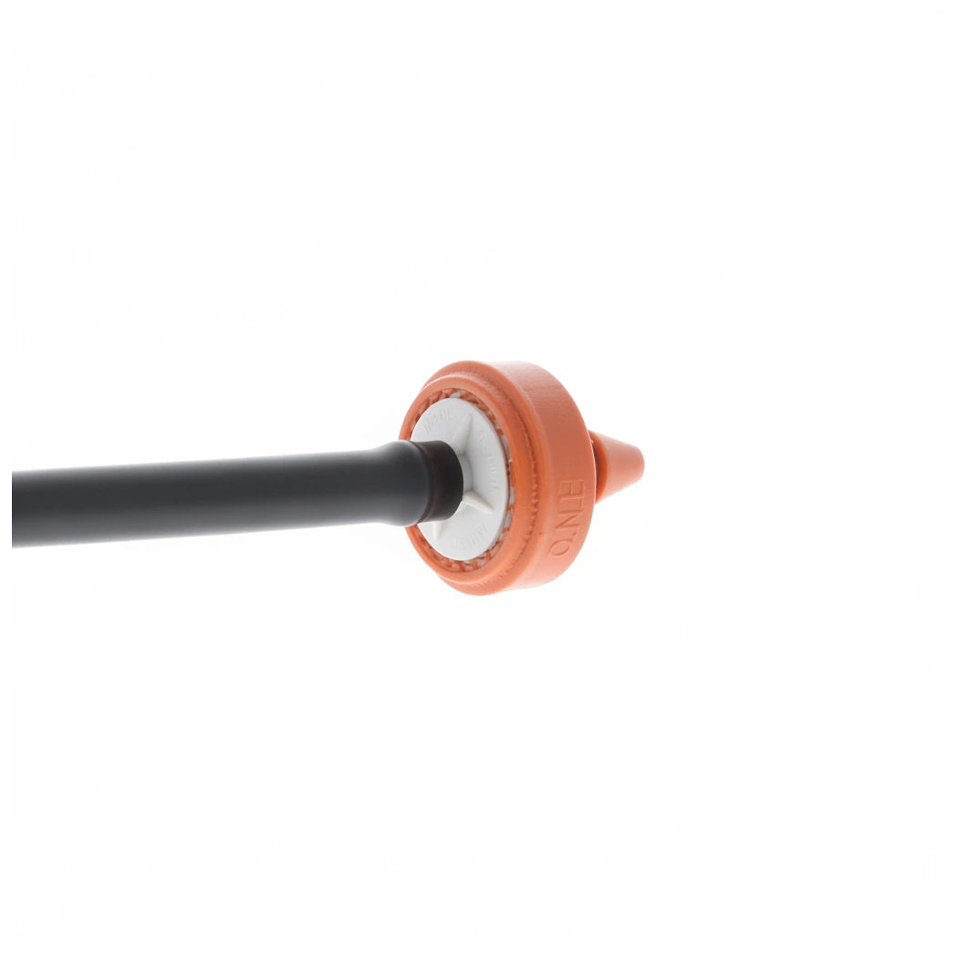 Netafim Dripper Assy 6.6 GPH Orange/Grey Dripper, Black Tubing 36in