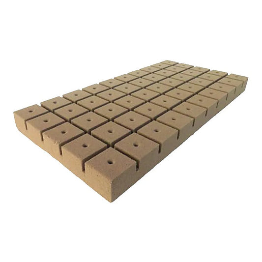 Oasis Rootcubes 1.5 in Medium Cubes (5015) 50/Sheet - 50-cell sheet, angled