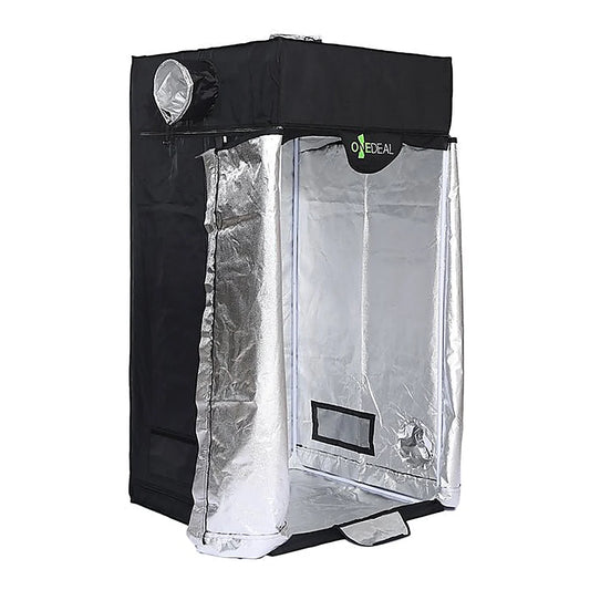 OneDeal Grow Tent 3 x 3 x 5.83 ft (36 x 36 x 70 in) - grow tent, door open