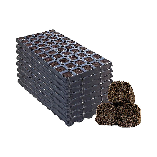 OrganiPlug pre-filled trays stacked as a case