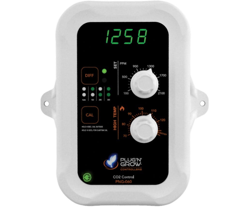 Plug n Grow PNG060 CO2 Controller with High-Temp Shutoff