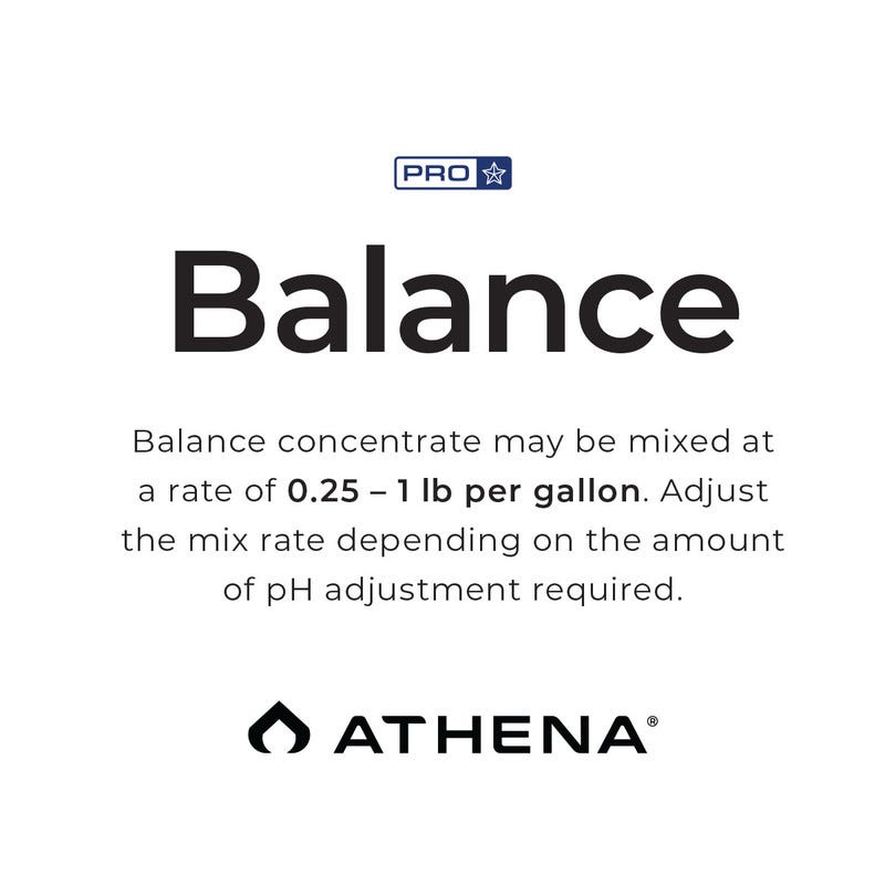 Athena Balance Pro pH UP 10 lb Mix Rate