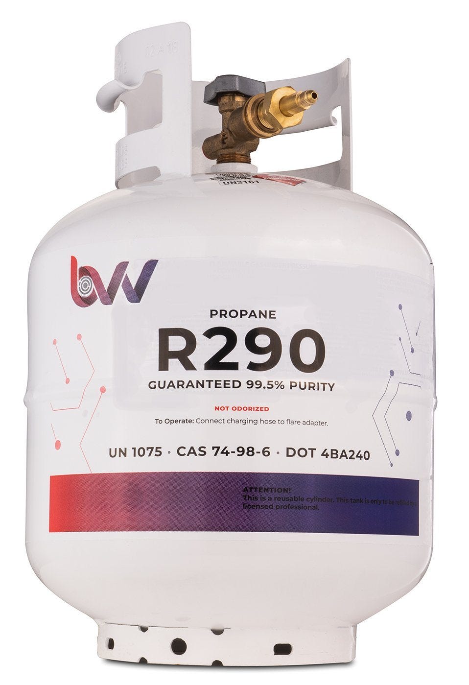 LP-20 | PROPANE | R290 BVV 20LB High Purity USA - 99.5% Guaranteed
