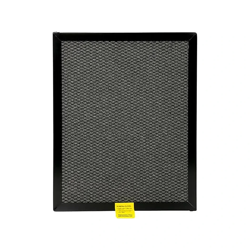 Quest 70 Pint dehumidifier pre-filter with black frame and charcoal mesh media, SKU HGC700962