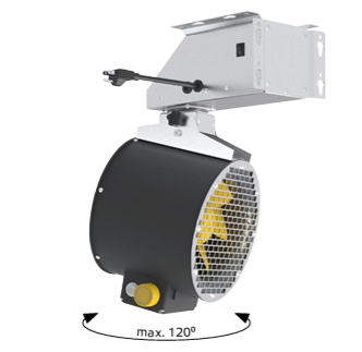 Ruck Optimus 8" Prime Evo Oscillating Fan Max 120 degrees