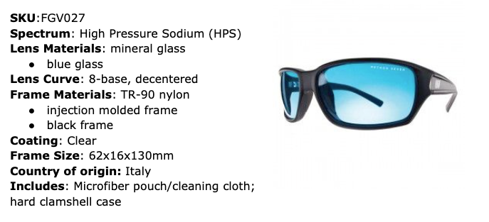 Method Seven 7 Resistance HPS Glasses