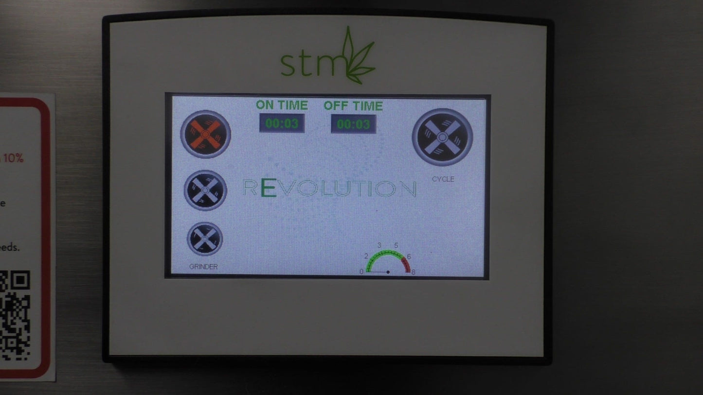 STM Revolution 2.0 Commercial Cannabis Grinder – Efficient Flower Processing Display