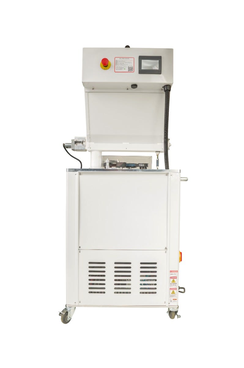 STM Revolution 2.0 Commercial Cannabis Grinder – Efficient Flower Processing Back View