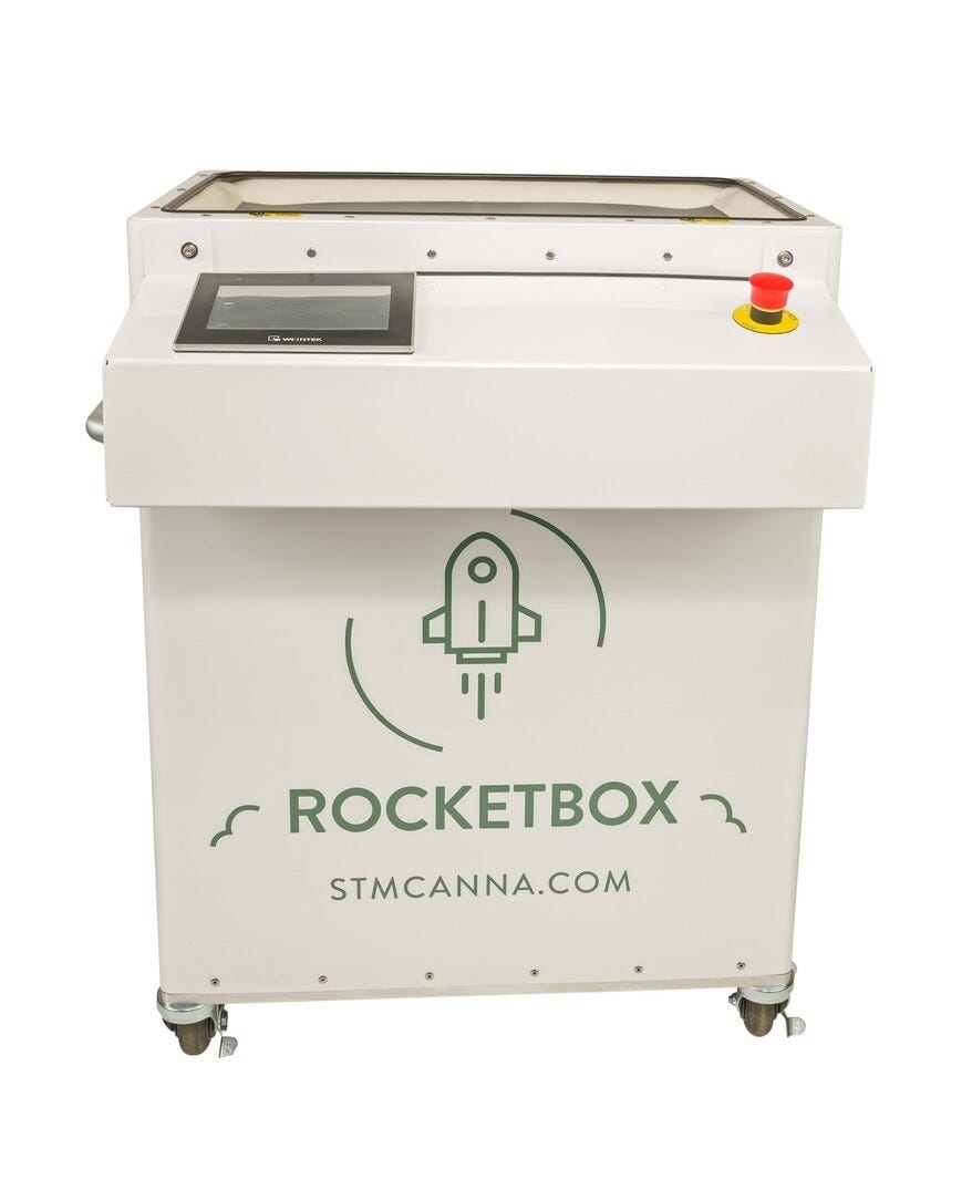 STM RocketBox 2.0 Pre-Roll Machine Frontal View