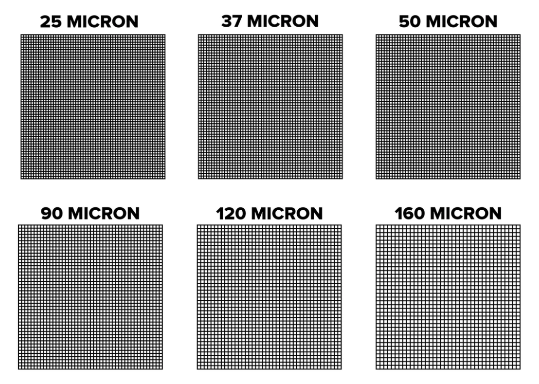 The Press Club 3" x 6" ROSIN BAGS-37 Micron-(25 pack) Micron Options