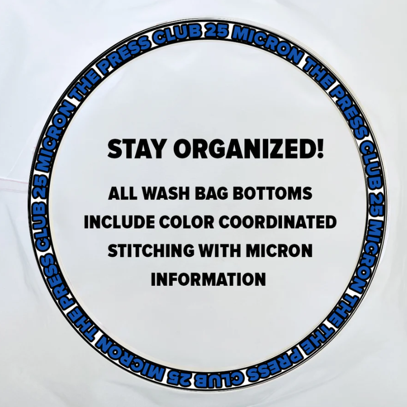 The Press Club 5 GALLON ALL MESH BUBBLE WASH BAGS 8-PACK - 220 / 190 / 160 / 120 / 90 / 73 / 45 / 25 Micron